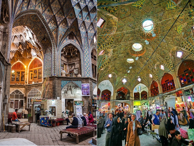 Cảnh đẹp ngỡ ngàng trong chợ cổ ở Iran - 2