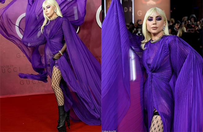 Lady Gaga với hình ảnh quý cô lộng lẫy trên thảm đỏ - 2 Lady Gaga với hình ảnh quý cô lộng lẫy trên thảm đỏ - 2