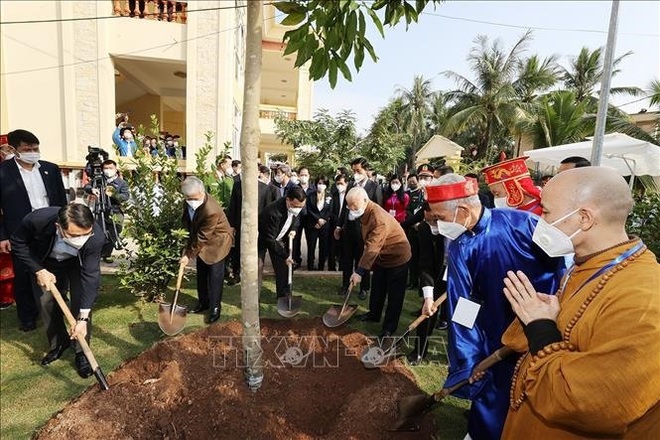 Tổng Bí thư dự Ngày hội Đại đoàn kết toàn dân tộc - 5