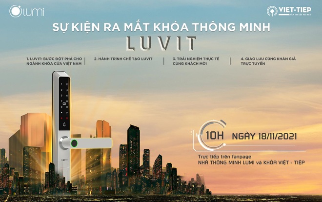 LUVIT - Khóa thông minh make in Vietnam sắp ra mắt - 1