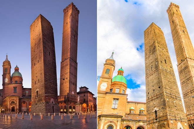 Asinelli và Garisenda - Hai tháp cổ thu hút khách du lịch ở Bologna, Italy - 1