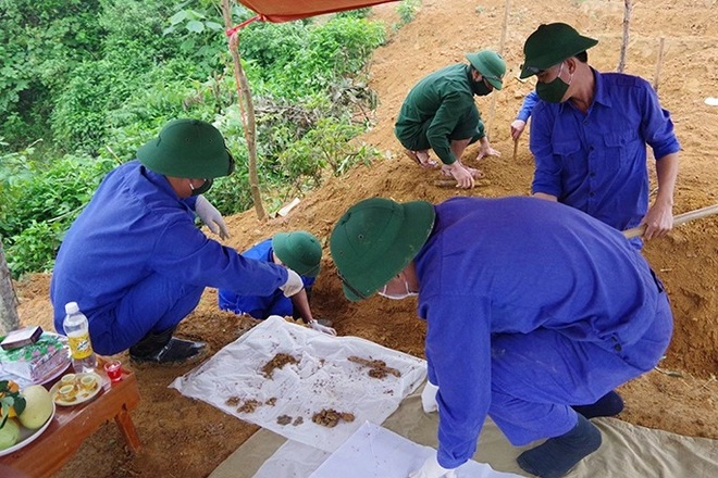 Quảng Bình: Tìm thấy hài cốt liệt sĩ cùng nhiều di vật kèm theo - 1 Quảng Bình: Tìm thấy hài cốt liệt sĩ cùng nhiều di vật kèm theo - 1