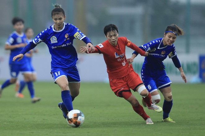 Hà Nội Watabe giành trọn 3 điểm ở giải bóng đá nữ quốc gia 2021 - 1