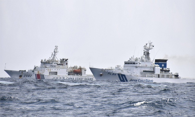Nhật Bản tố tàu hải quân Trung Quốc đi vào lãnh hải  - 1