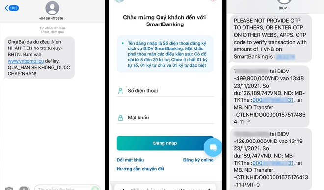 Nữ kế toán mất hơn 600 triệu vì tin nhắn lừa nhận trợ cấp thất nghiệp - 1