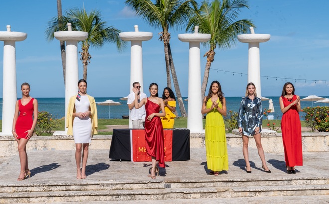 Đỗ Hà rực rỡ váy đỏ; Hoa hậu thế giới 2019 xuất hiện thanh lịch - 1 Đỗ Hà rực rỡ váy đỏ; Hoa hậu thế giới 2019 xuất hiện thanh lịch - 1