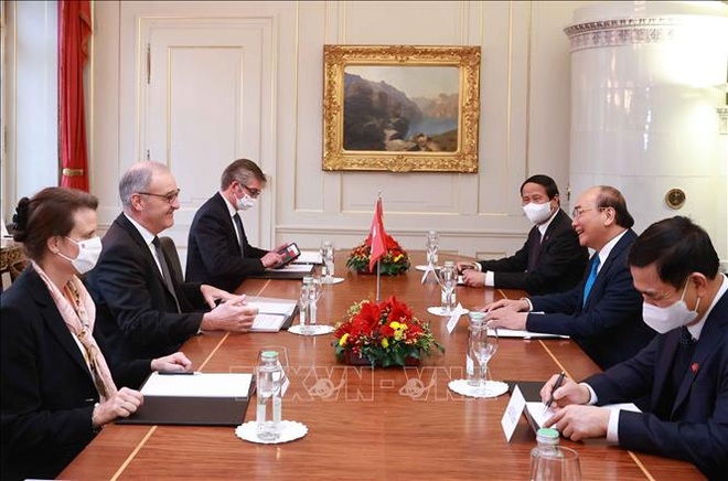 Chủ tịch nước: Việt Nam luôn trân trọng sự giúp đỡ quý báu của Thụy Sỹ - 3