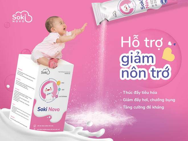 Soki Novo - sản phẩm chuyên biệt từ sữa dành cho trẻ bị nôn trớ - 3
