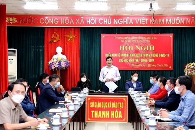 Thanh Hóa: Lên kế hoạch tiêm vaccine phòng Covid-19 cho 117.000 học sinh - 1