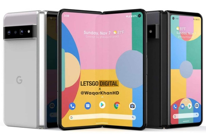 Chùm ảnh cận cảnh thiết kế smartphone màn hình gập của Google - 2 Chùm ảnh cận cảnh thiết kế smartphone màn hình gập của Google - 2