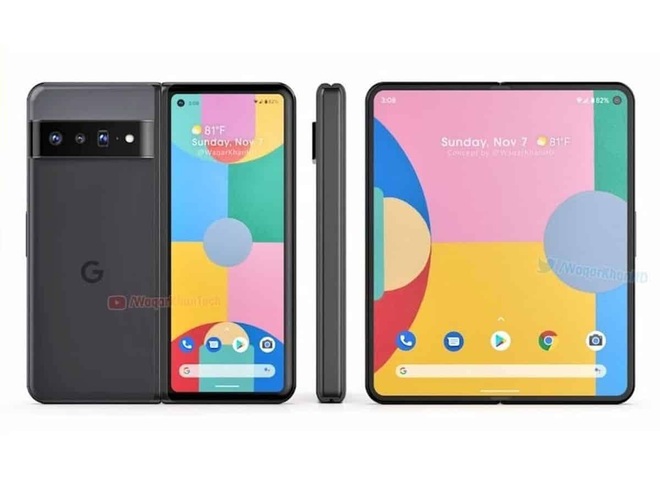 Chùm ảnh cận cảnh thiết kế smartphone màn hình gập của Google - 5 Chùm ảnh cận cảnh thiết kế smartphone màn hình gập của Google - 5