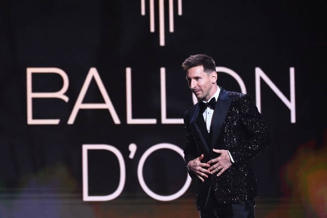 Những khoảnh khắc hạnh phúc của Messi ở lễ trao giải Quả bóng vàng 2021 - 4 Những khoảnh khắc hạnh phúc của Messi ở lễ trao giải Quả bóng vàng 2021 - 4