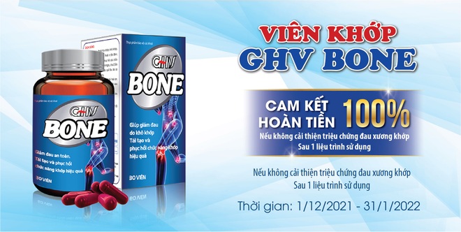 Viên khớp GHV Bone - Cam kết hoàn tiền 100% nếu không cải thiện đau xương khớp - 6
