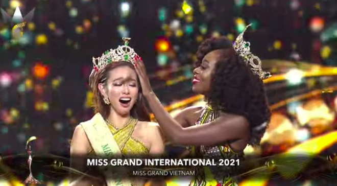 Thùy Tiên đăng quang Hoa hậu Hòa bình 2021 - 1