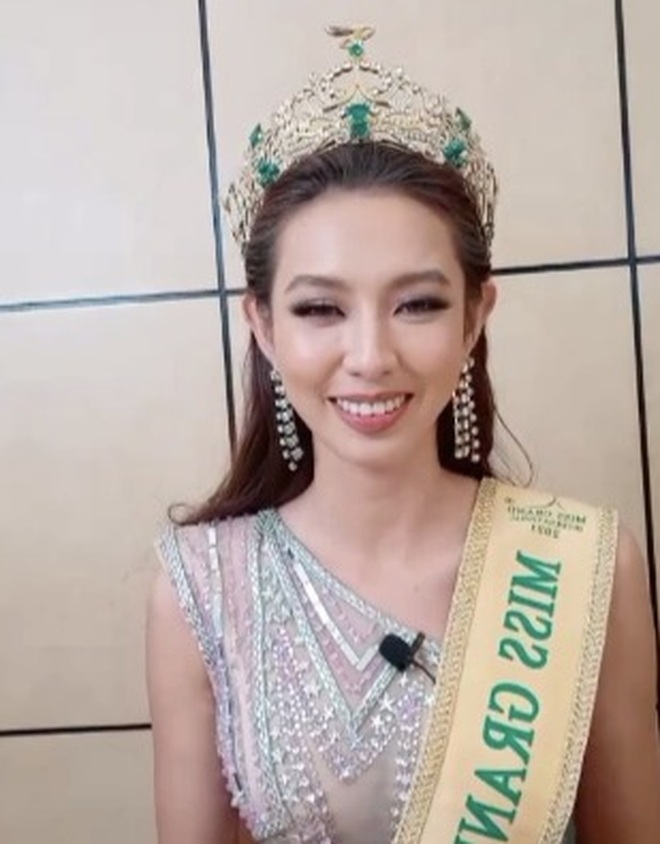 Tân Hoa hậu Hòa bình Thế giới Thùy Tiên nói gì sau khi đăng quang? - 1