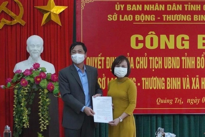 Quảng Trị: Bổ nhiệm nữ Phó Giám đốc Sở Lao động - Thương binh và Xã hội - 1 Quảng Trị: Bổ nhiệm nữ Phó Giám đốc Sở Lao động - Thương binh và Xã hội - 1