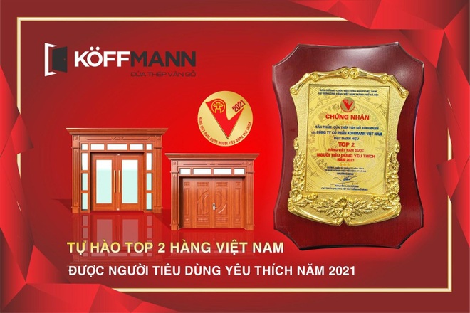 Cửa thép vân gỗ Koffmann: Top 2 hàng Việt Nam được người tiêu dùng ...