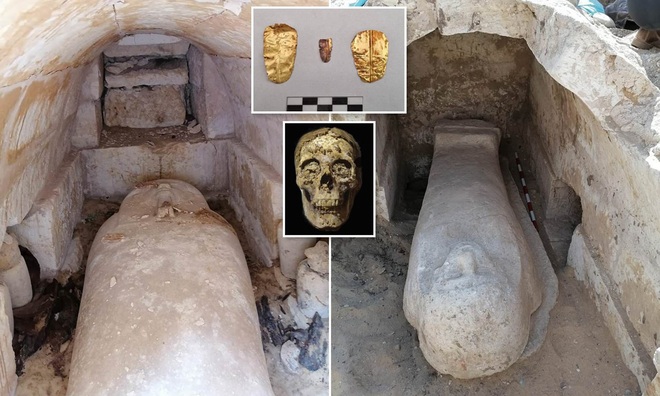 Tìm thấy chiếc lưỡi bằng vàng trong miệng hai bộ hài cốt niên đại 2.500 năm - 1