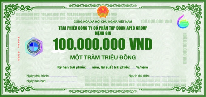 Phát hành chui hơn 500 tỷ đồng trái phiếu, Apec Group bị phạt - 1 Phát hành chui hơn 500 tỷ đồng trái phiếu, Apec Group bị phạt - 1
