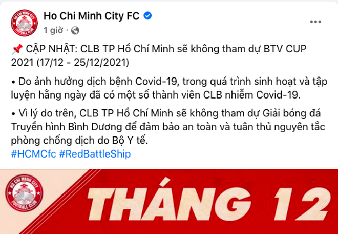 Cầu thủ mắc Covid-19, CLB TPHCM bỏ cúp truyền hình Bình Dương - 2 Cầu thủ mắc Covid-19, CLB TPHCM bỏ cúp truyền hình Bình Dương - 2