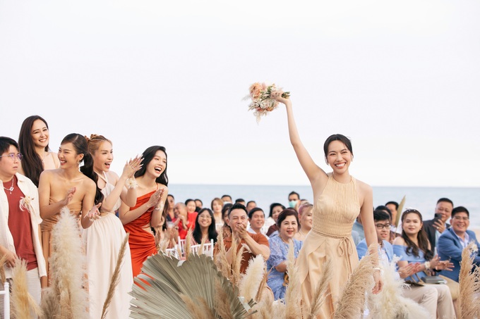 Diệu Nhi gây bão với khoảnh khắc chụp hoa cưới của Minh Hằng - 3