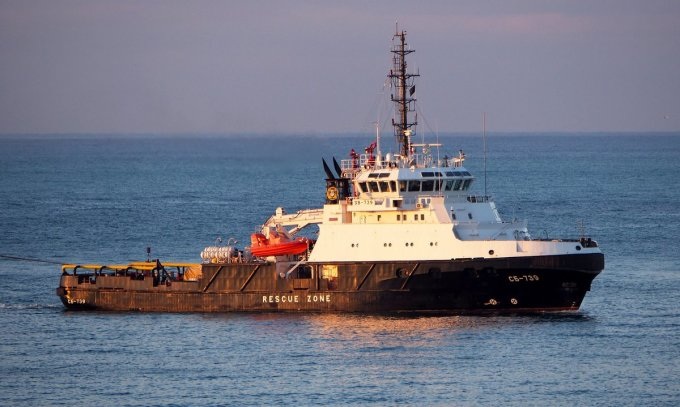 Ukraine công bố thiệt hại của Nga trong vụ chìm tàu chở vũ khí ở Biển Đen - 1