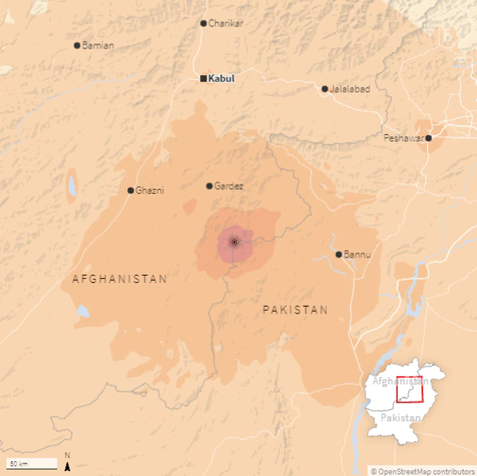 Cảnh tượng tan hoang do động đất ở Afghanistan, ít nhất 1.000 người chết