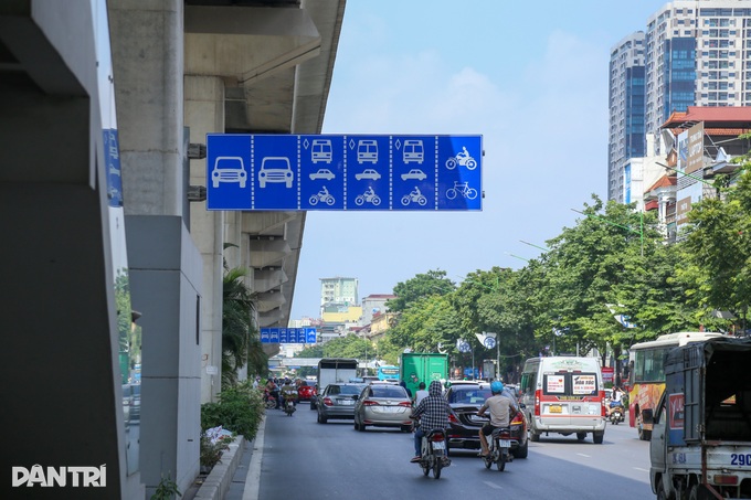 Tuyến đường đầu tiên ở Hà Nội sắp tách làn riêng cho xe buýt, xe máy - 8