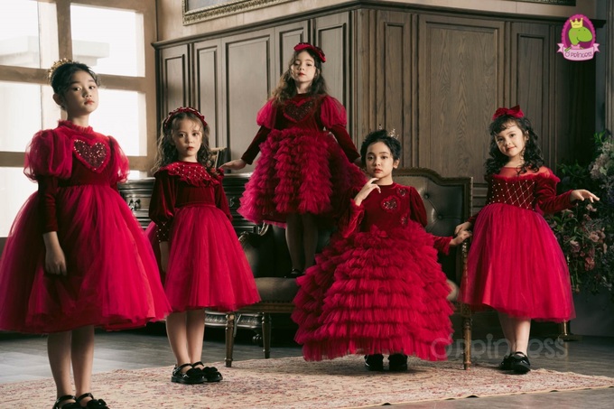 Đầm dạ hội cho bé gái váy ren bé gái váy đầm trẻ em catwalk trang phục  piano ngắn tay  Váy trẻ em  Lumtics  Lumtics  Đặt hàng cực