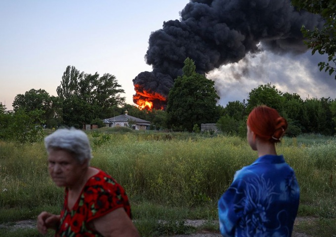 Cuộc sống ở mặt trận khốc liệt nhất Ukraine - 1