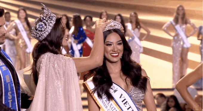 Kim Duyên của Việt Nam giành ngôi vị Á hậu 2 tại Hoa hậu Siêu quốc gia 2022 - 1
