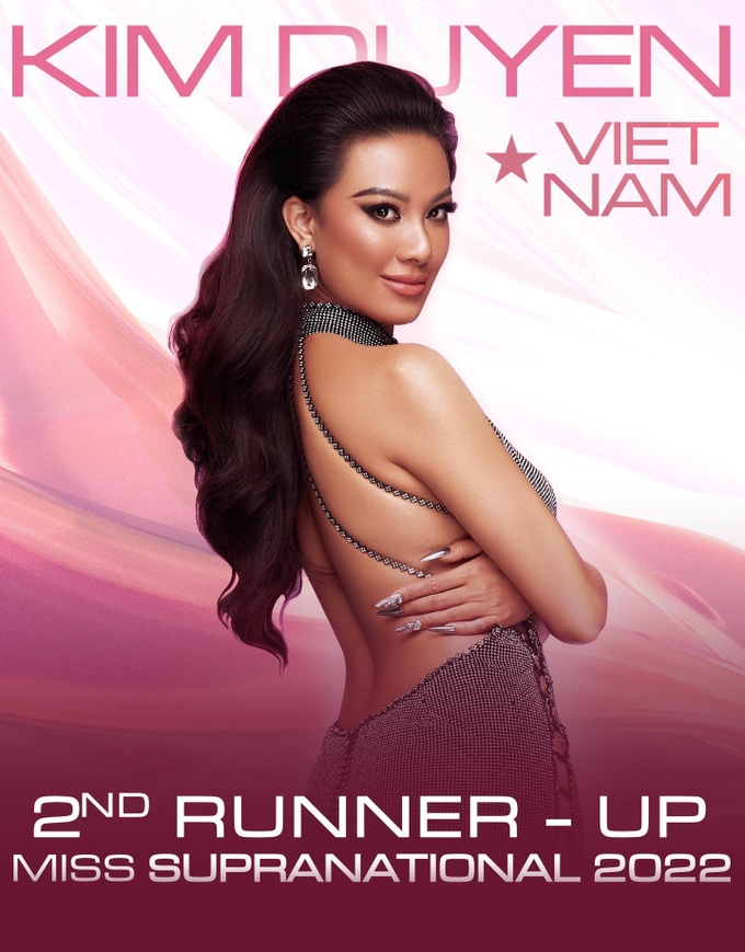 Kim Duyen revealed her surprise after being crowned 2nd runner-up miss Supranational - 2