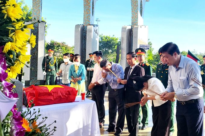 Quảng Nam truy điệu liệt sĩ được đưa từ Nghệ An về quê an táng