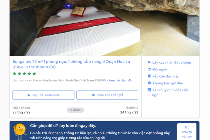 Sự thật về phòng nghỉ trong hang giá 60 triệu đồng/đêm gây xôn xao - 1