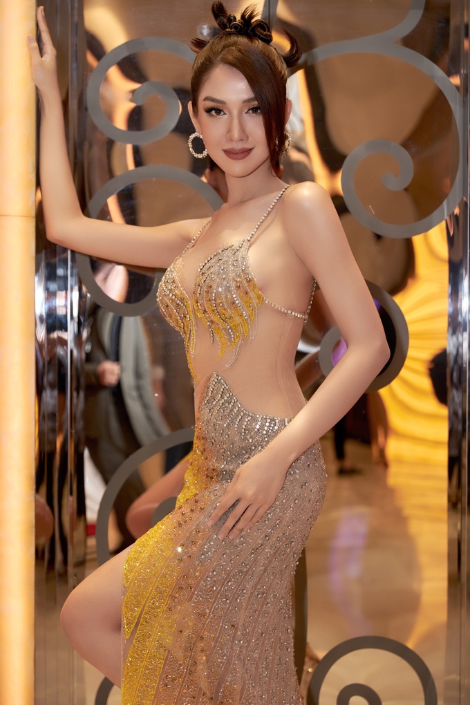 Do Nhat Ha reveals the reason for re-wearing the dress at the finale of Miss Universe Vietnam - 1