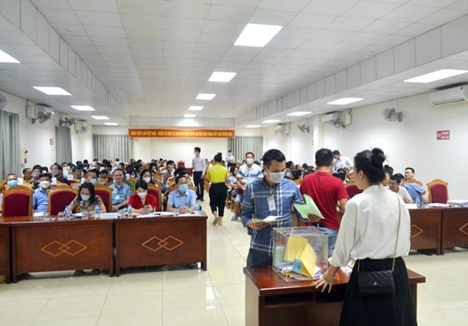 Đất đấu giá ở Mê Linh lại xác lập kỷ lục giá mới, gần 100 triệu đồng/m2 - 1