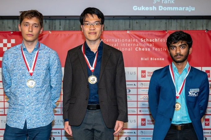 Vô địch Biel Grandmaster, Quang Liêm vươn lên thứ 21 thế giới - 1