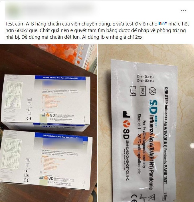 Giá test nhanh cúm A nhảy múa theo dịch, người dân như lạc vào ma trận