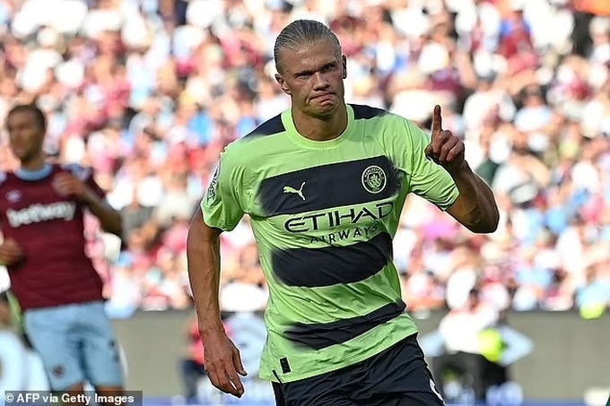 Erling Haaland hưng phấn sau màn tỏa sáng rực rỡ ở Premier League - 3