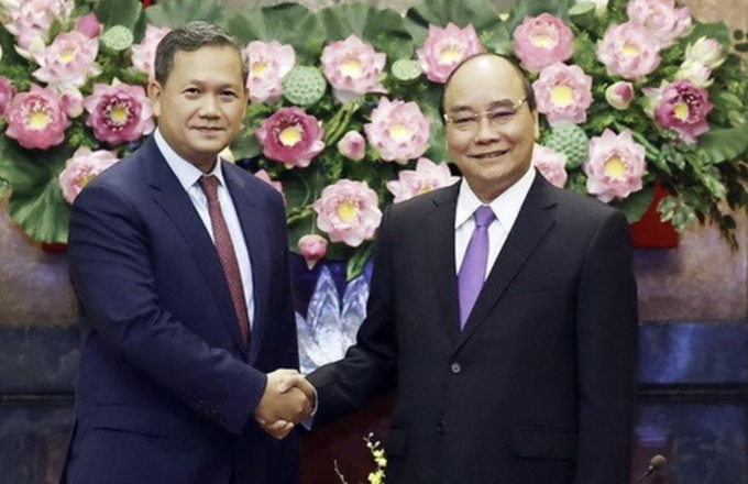 Chủ tịch nước tiếp Đại tướng Hun Manet - 1