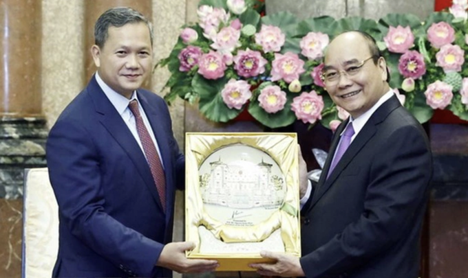 Chủ tịch nước tiếp Đại tướng Hun Manet - 2