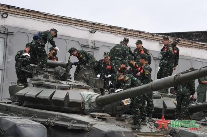 Đội tuyển xe tăng Việt Nam ra quân thi đấu tại Army Games 2022 chiều nay - 1