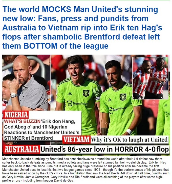Phản ứng của người hâm mộ Việt Nam về Man Utd lên báo Anh - 1