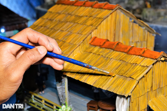 Turn chopsticks, cardboard... into a miniature house on stilts, sell one and earn millions - 5