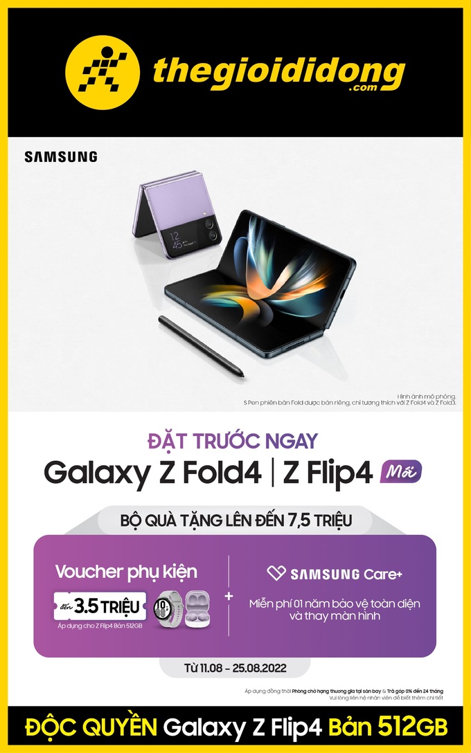 Thế giới Di động gây ấn tượng với màn biến hình cùng Galaxy Z4