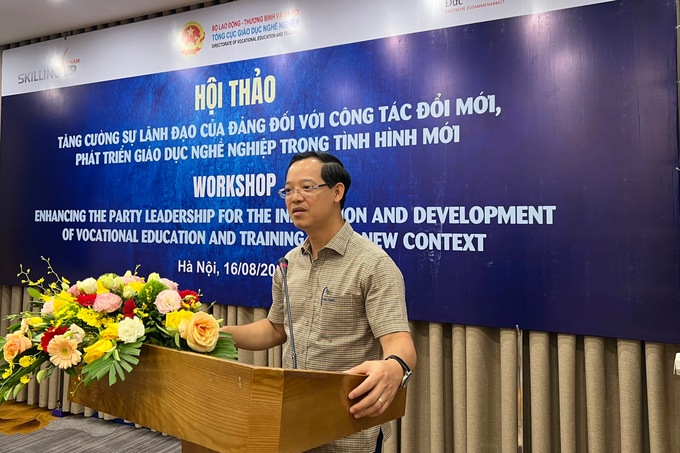Strengthening the Party's leadership with vocational education development - 1