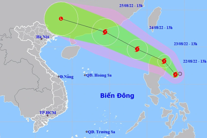 Áp thấp nhiệt đới mạnh lên thành bão, sắp vào Biển Đông - 1