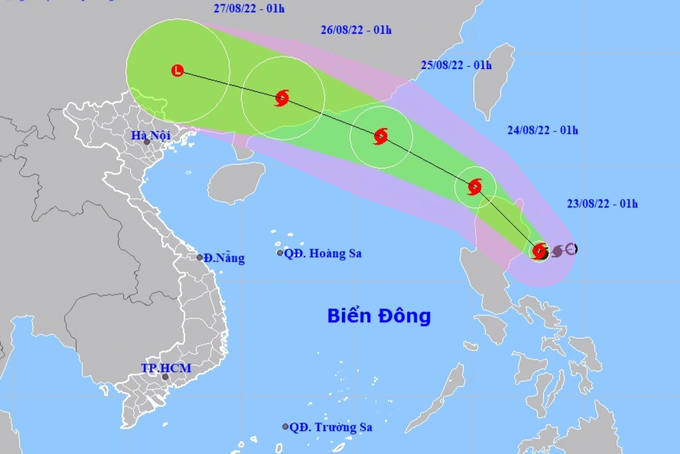 Bão Maon tăng cường độ, sắp vào Biển Đông