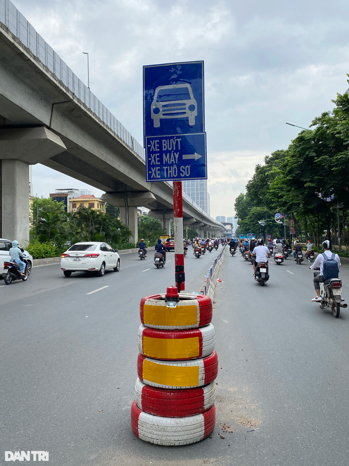 Trong 1 phút có 142 phương tiện đi sai làn trên đường Nguyễn Trãi - 1 Trong 1 phút có 142 phương tiện đi sai làn trên đường Nguyễn Trãi - 1