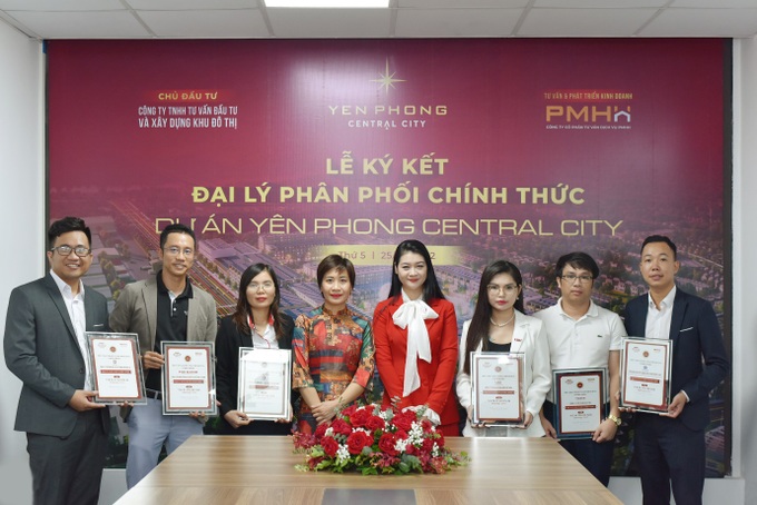 Lễ ký kết đại lý phân phối bán hàng dự án Yên Phong Central City - 1